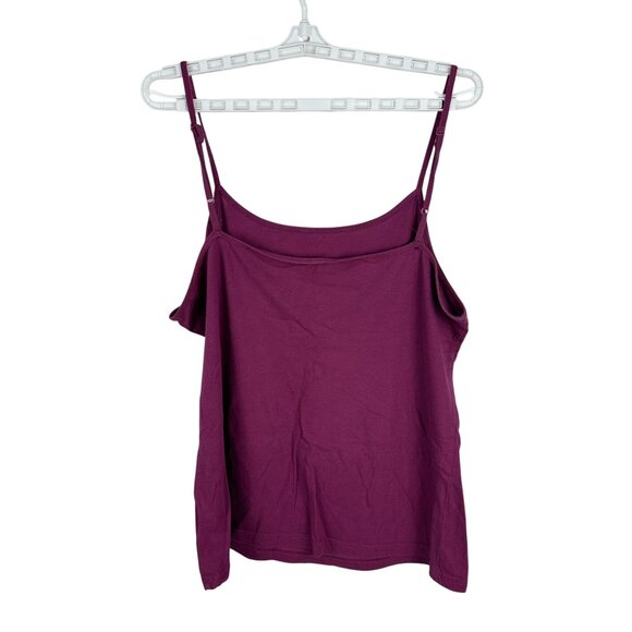Sonoma Life + Style Womens Purple Cami Tank Top Size 1X Cotton/Polyester - Picture 2 of 5